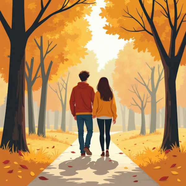 Autumn Walk Together