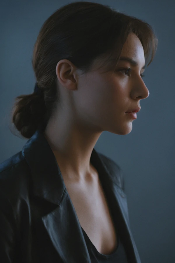Contemplative Woman Portrait