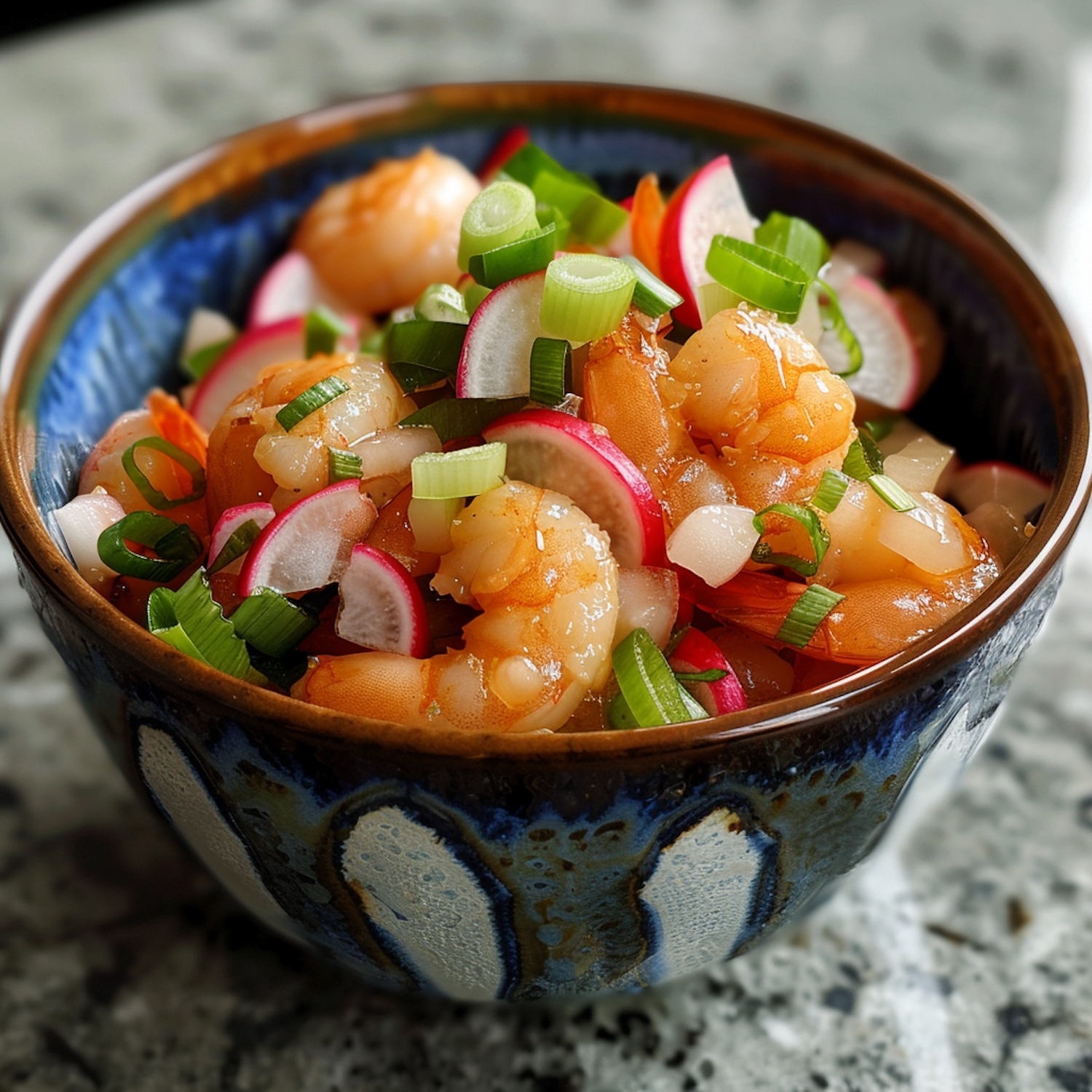 Vibrant Shrimp Dish