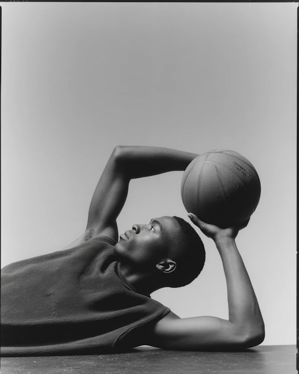 Contemplative Athlete Pose
