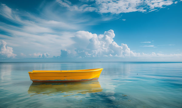Tranquil Boat on Water