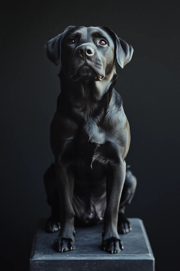 Black Labrador Retriever Portrait