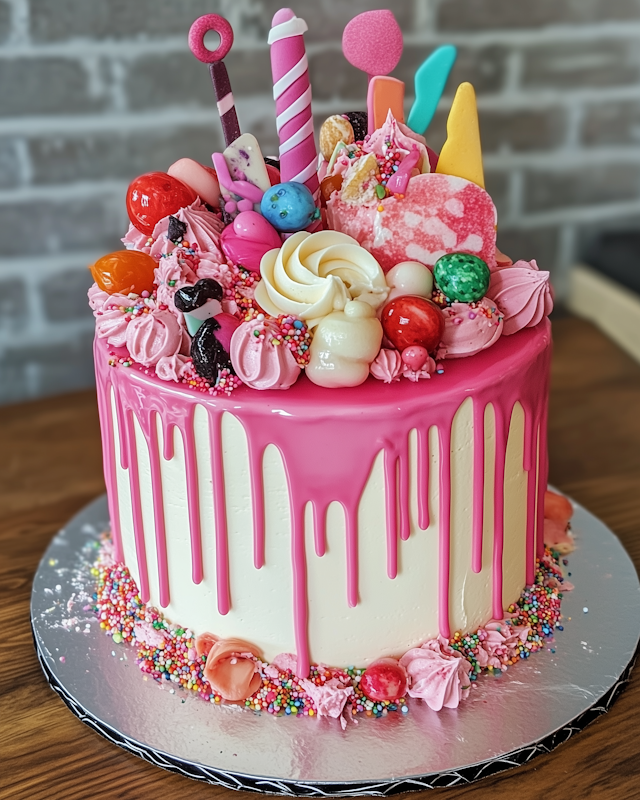 Vibrant Celebration Cake