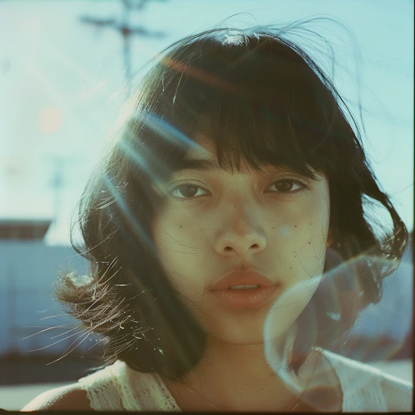 Serene Portrait of Young Woman