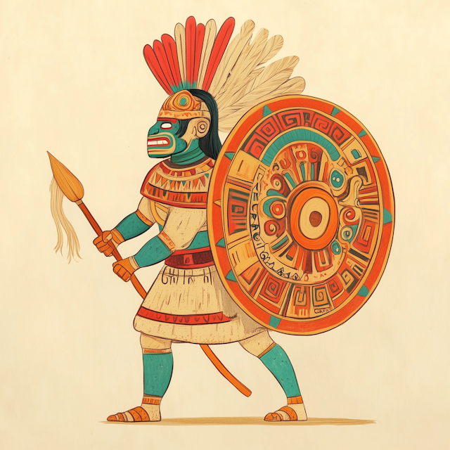 Stylized Warrior Illustration