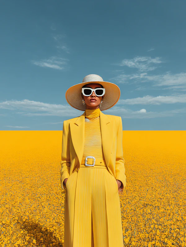 Yellow Field Elegance