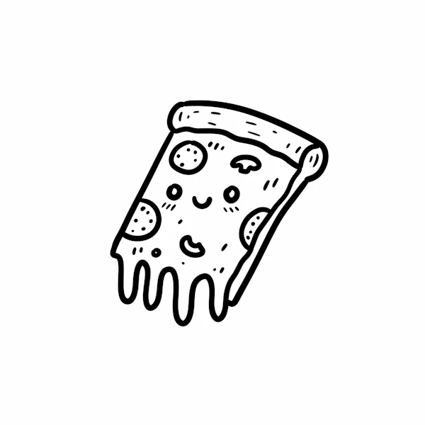 Smiling Pizza Slice