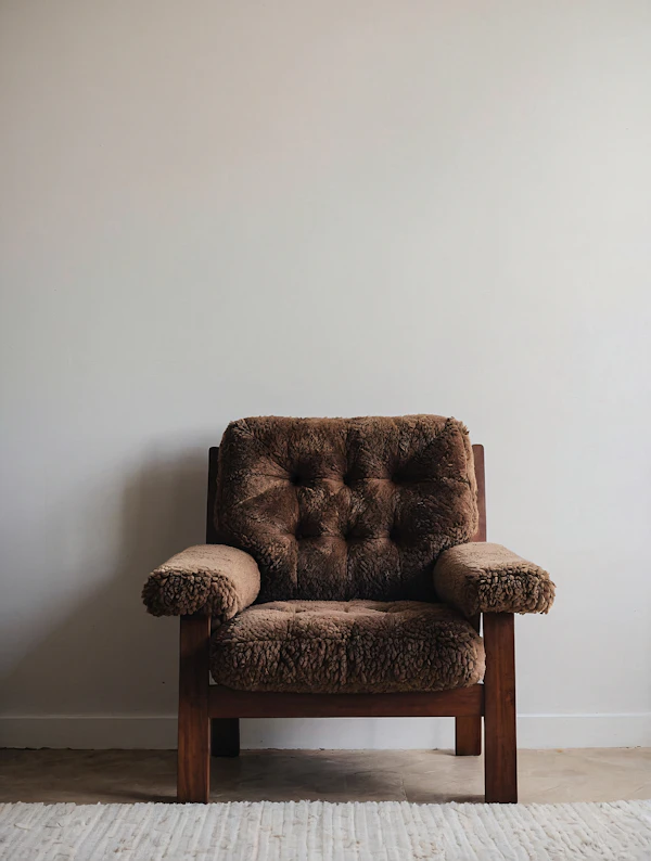 Cozy Brown Armchair