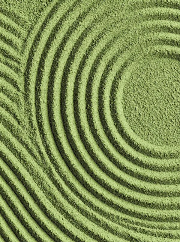 Textured Green Powder