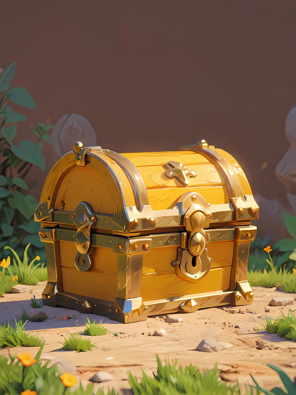 Golden Treasure Chest