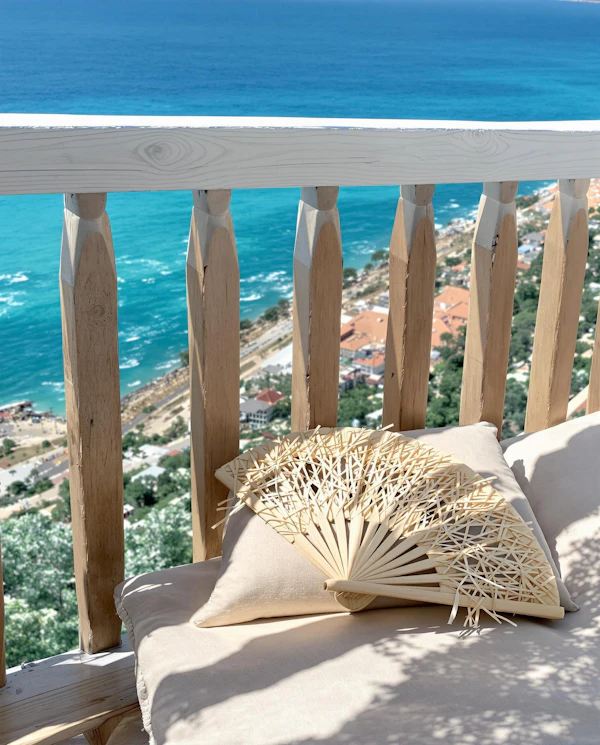 Serene Coastal Balcony