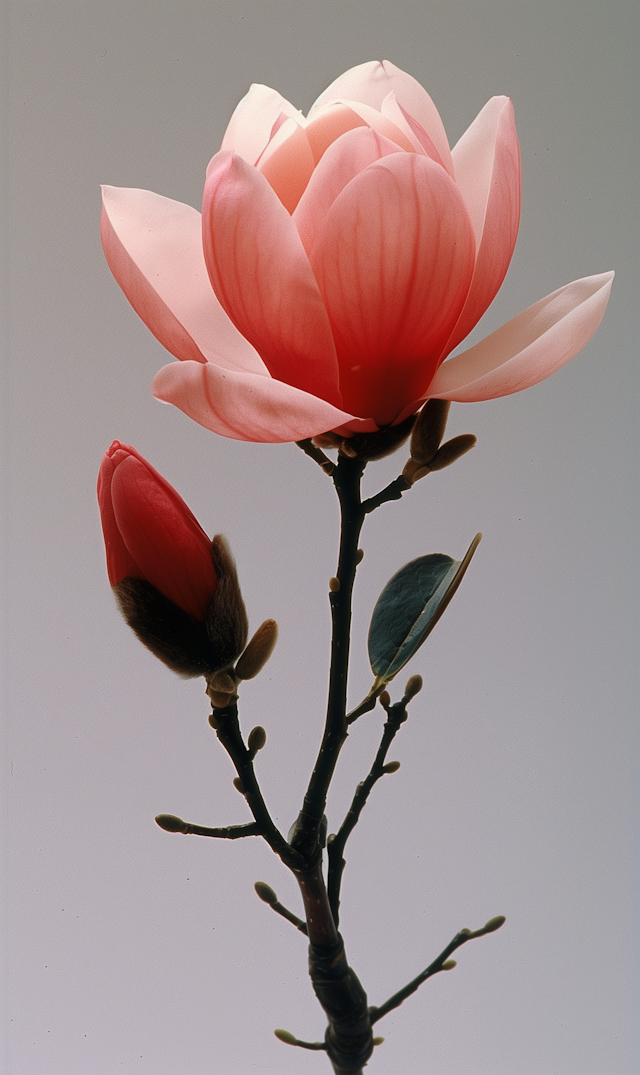 Magnolia Flower in Full Bloom