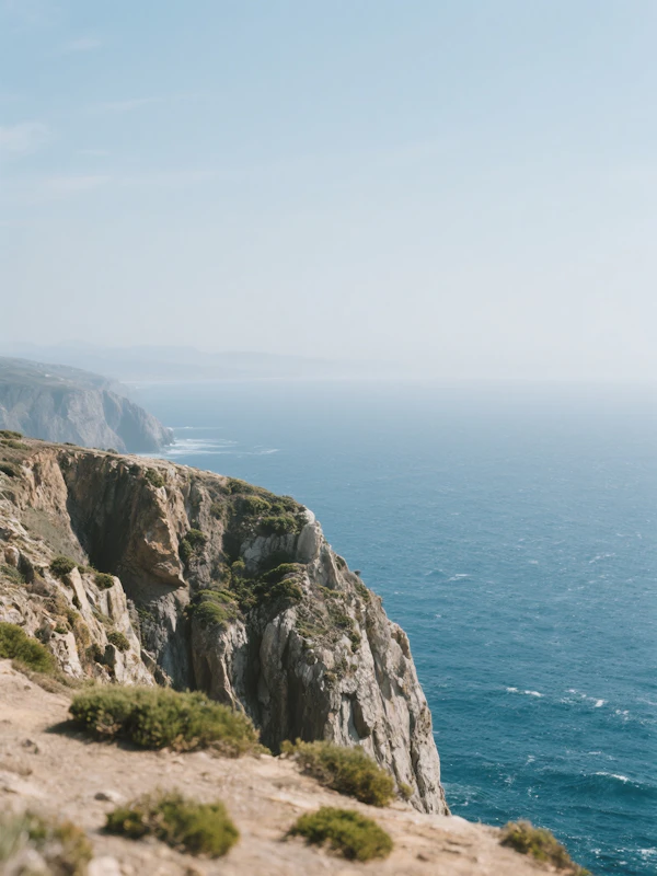 Scenic Coastal Cliffside