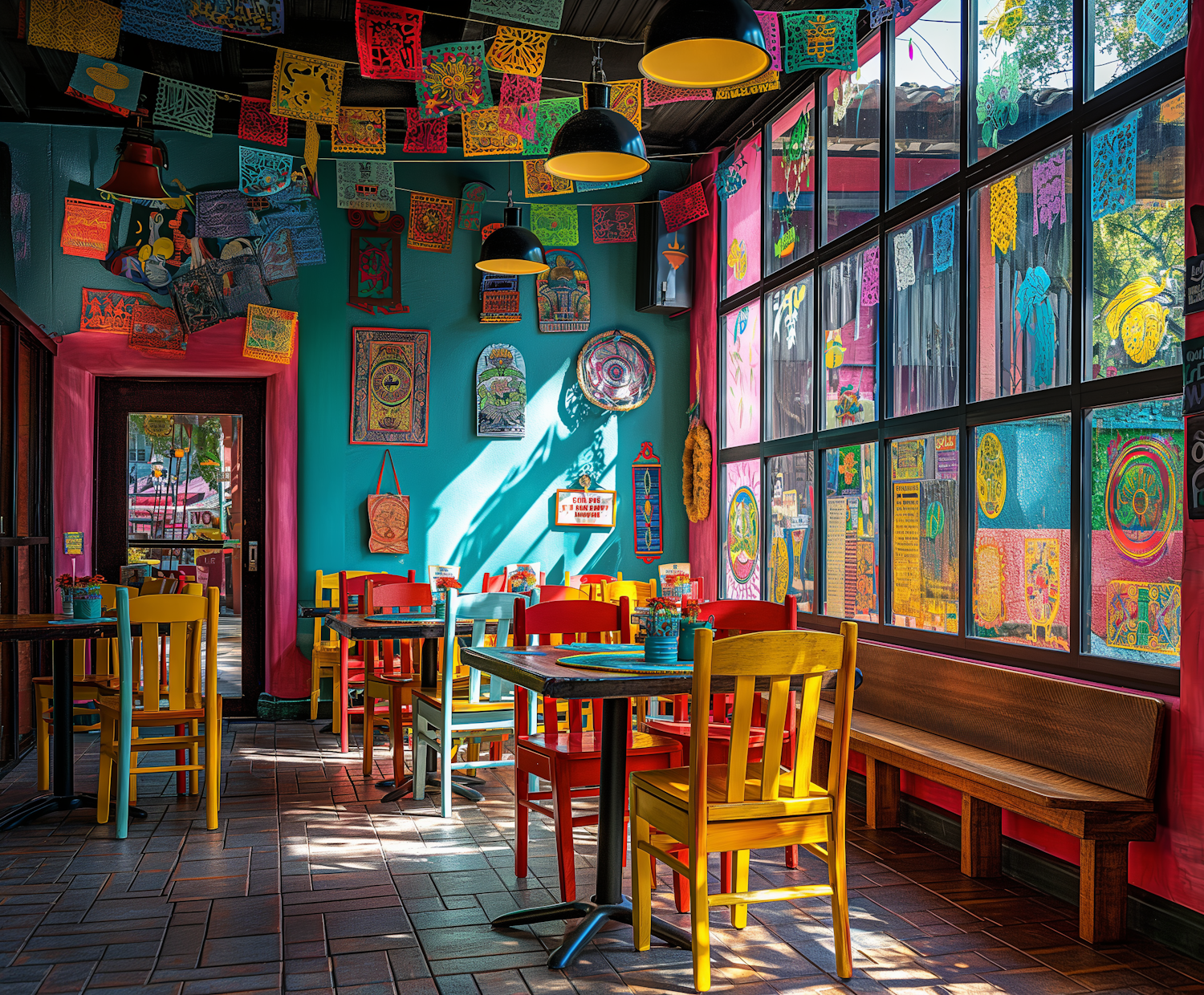 Vibrant Restaurant Interior