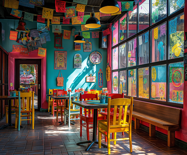 Vibrant Restaurant Interior