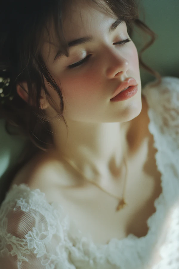 Serene Portrait of a Young Woman