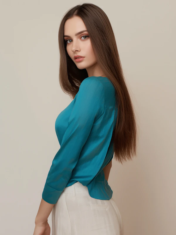 Profile of Young Woman