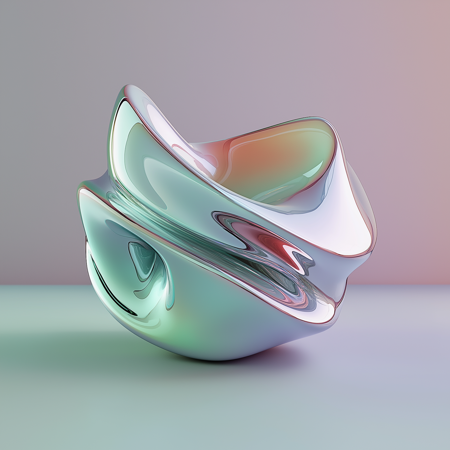 Abstract Iridescent 3D Torus