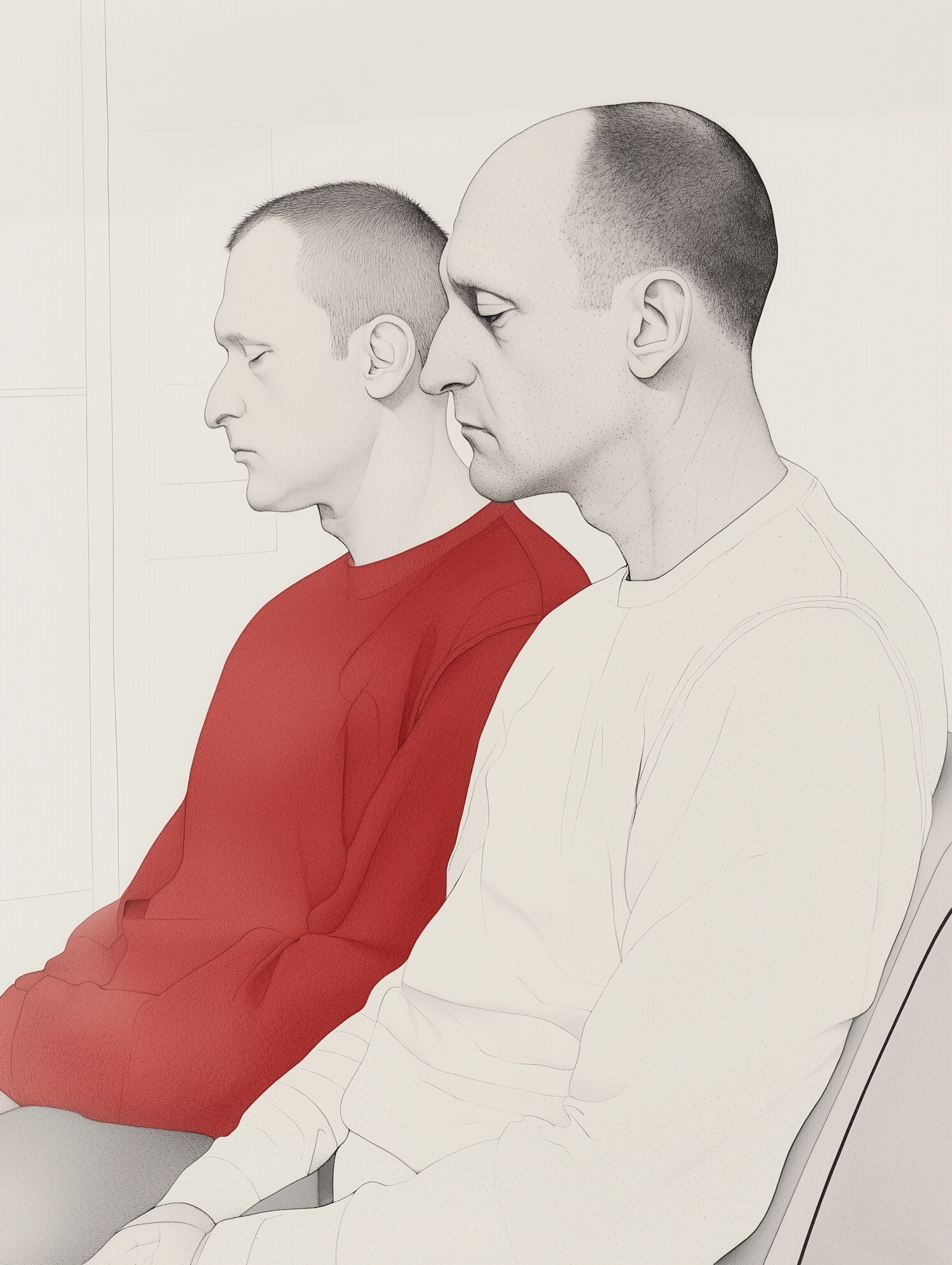 Minimalist Men Portrait