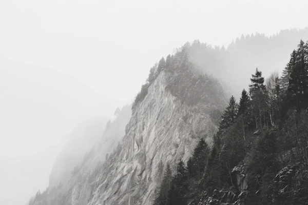 Misty Mountain Landscape