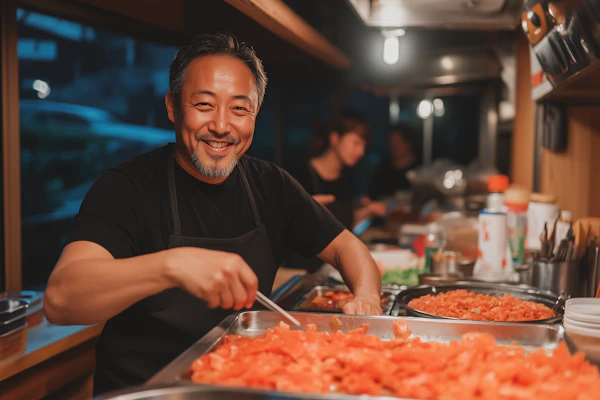 Culinary Expert in Kitchen