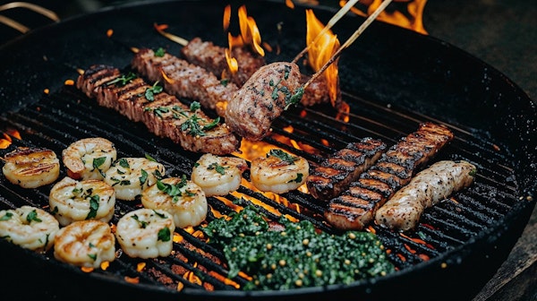 Grilled Delights Over Open Flames