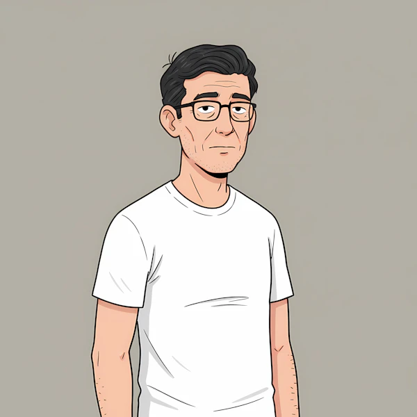 Stylized Man Portrait