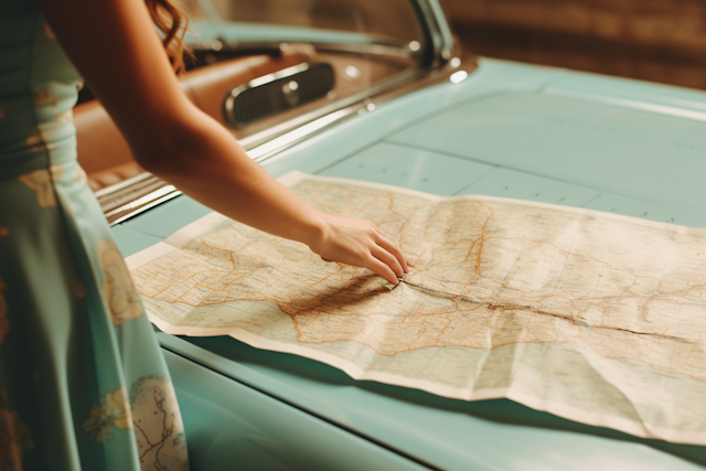 Vintage Nostalgia: Planning a Pastel Road Trip Adventure