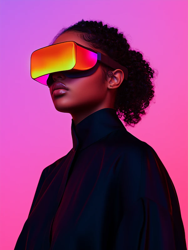 Futuristic VR Portrait