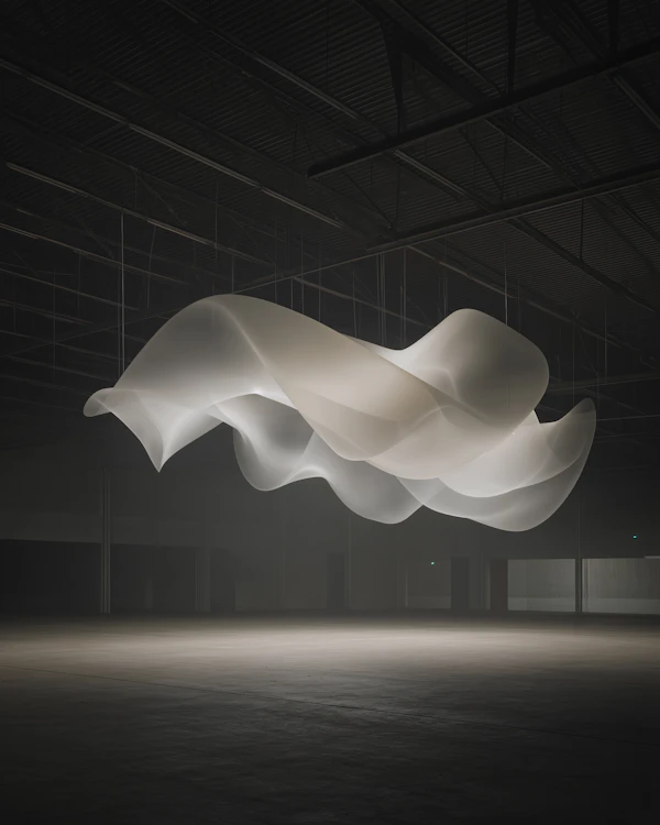 Ethereal Fabric Display