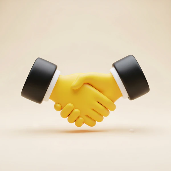 Cartoon Handshake