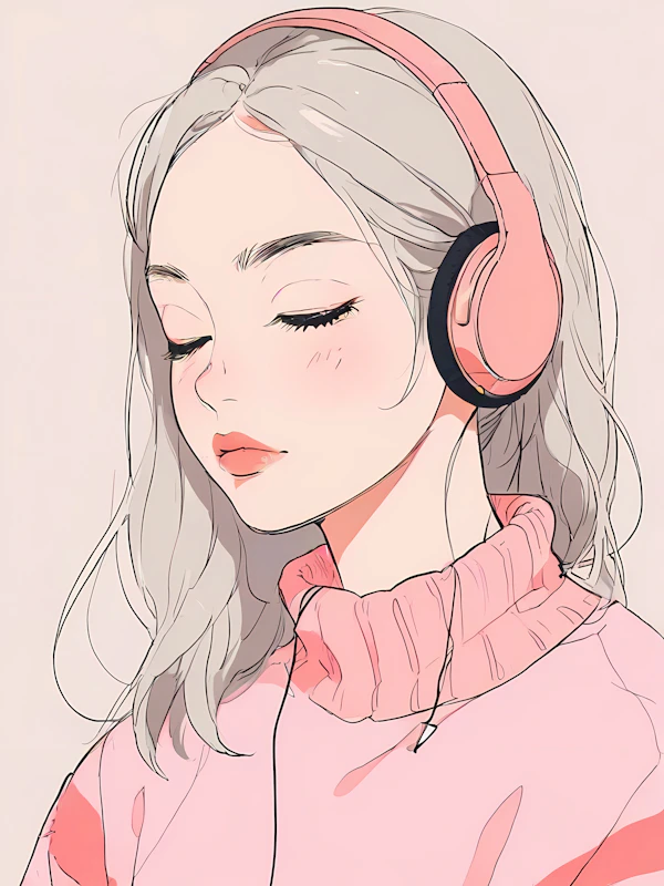 Serene Woman Illustration
