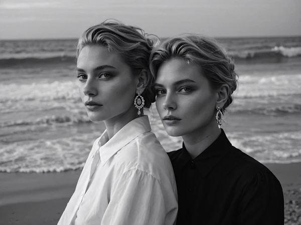 Two Women on the Beach
