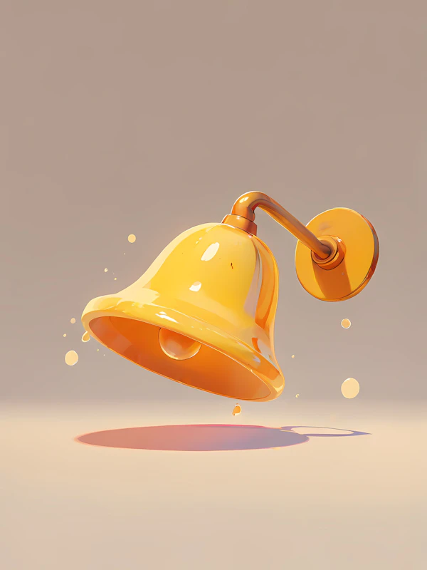 Floating Yellow Bell