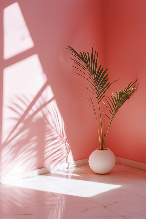 Minimalist Pink Room