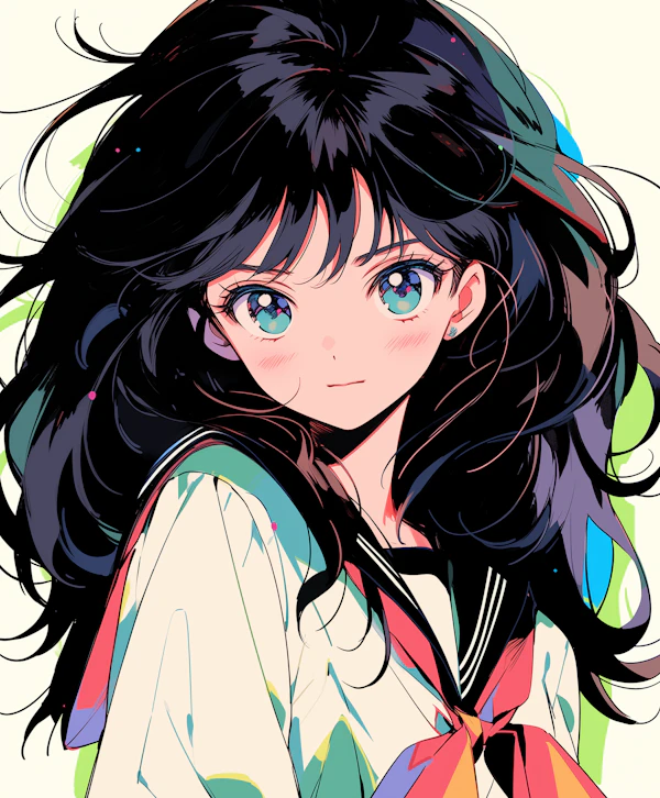 Vibrant Sailor Portrait