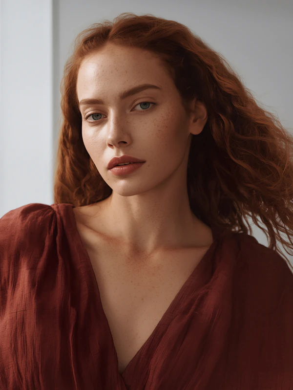 Portrait of Red-Haired Woman