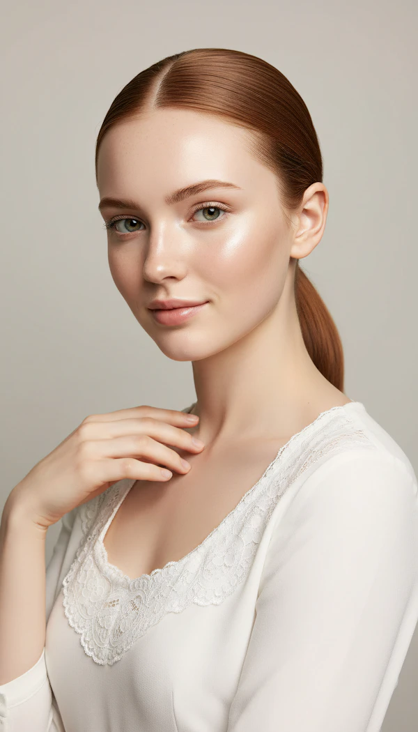Elegant Redhead Portrait