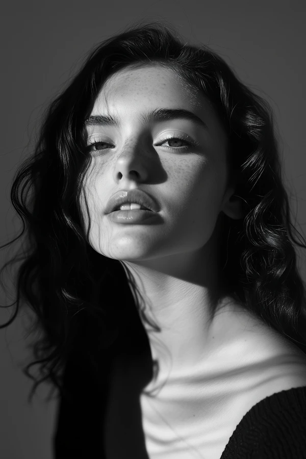Serene Portrait of a Young Woman