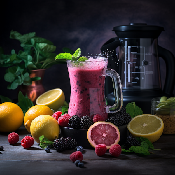 Berry Bliss Smoothie Still Life