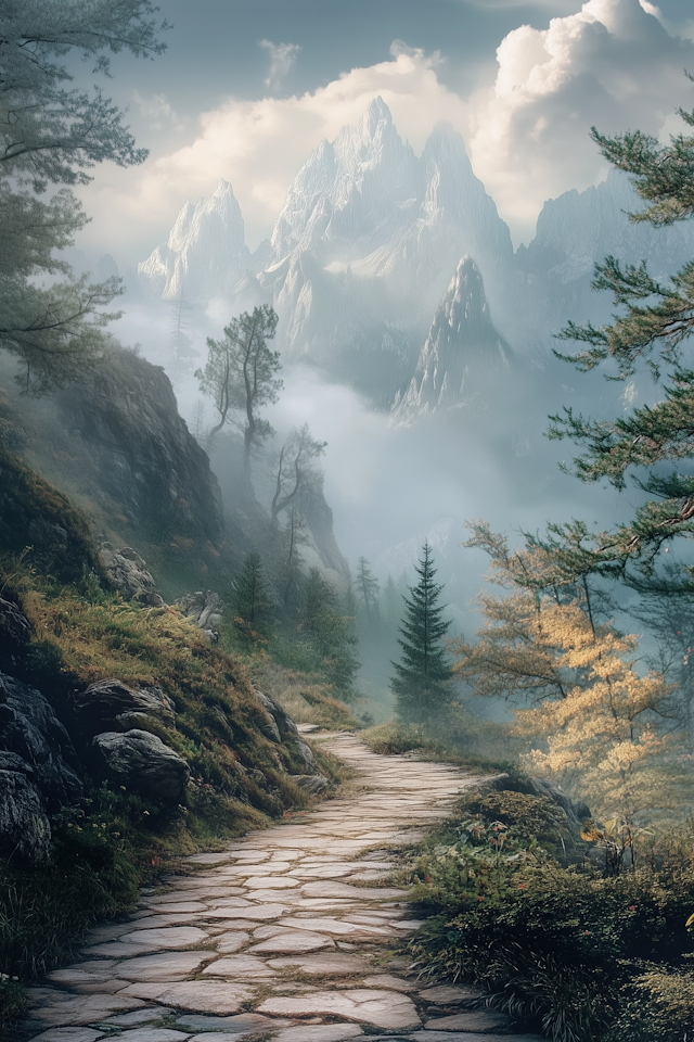 Serene Mountain Landscape