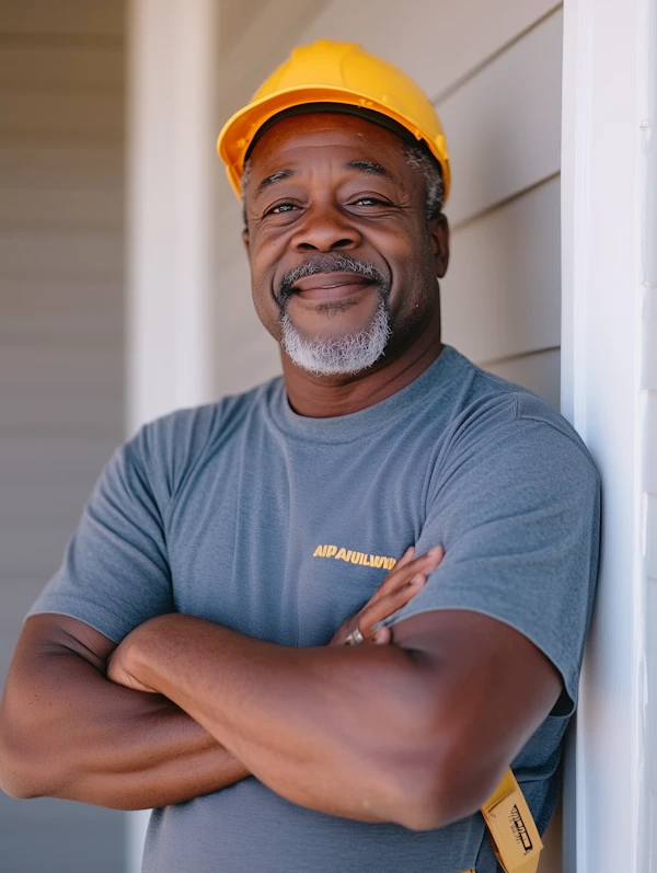 Confident Construction Worker