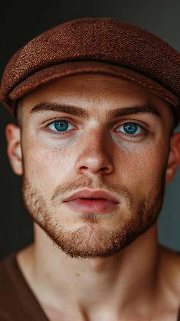 Portrait of a Young Man with Blue Eyes