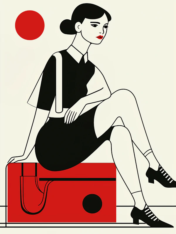 Stylized Woman Illustration