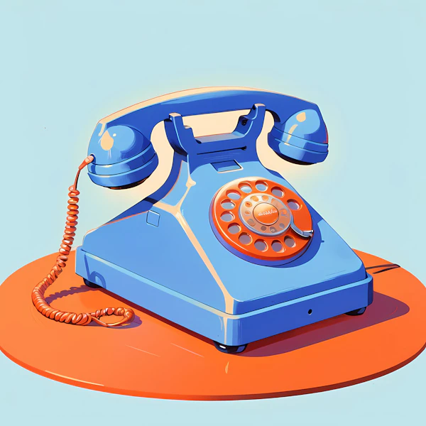 Retro Rotary Telephone