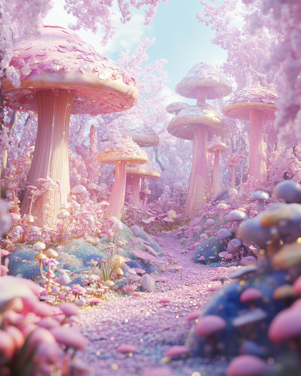 Fantasy Mushroom Forest