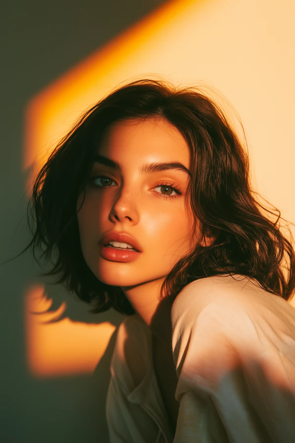 Serene Portrait of a Young Woman