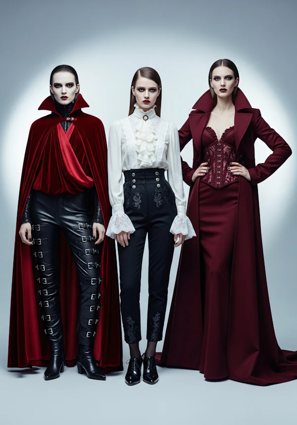 Gothic Fashion Trio