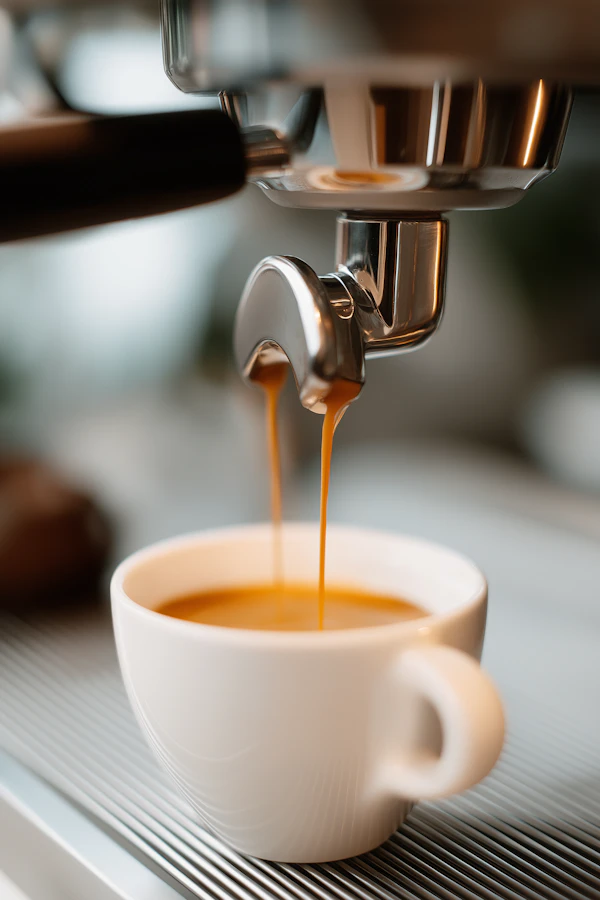 Espresso Machine Close-Up