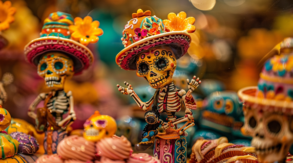 Day of the Dead Celebration Figurines